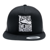 Trucker Träskor Swedish Sneakers [vit brodyr]