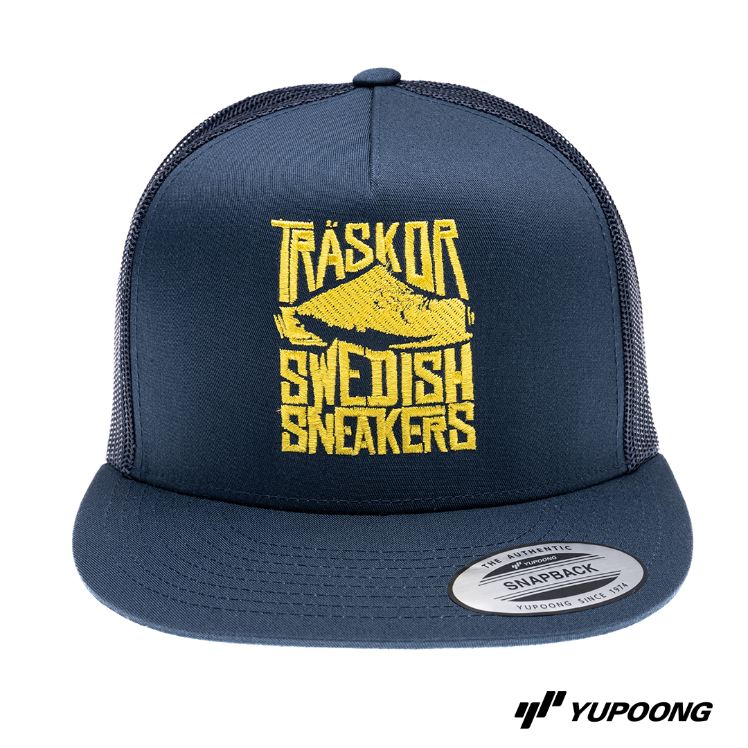 Trucker Träskor Swedish Sneakers [gul brodyr]
