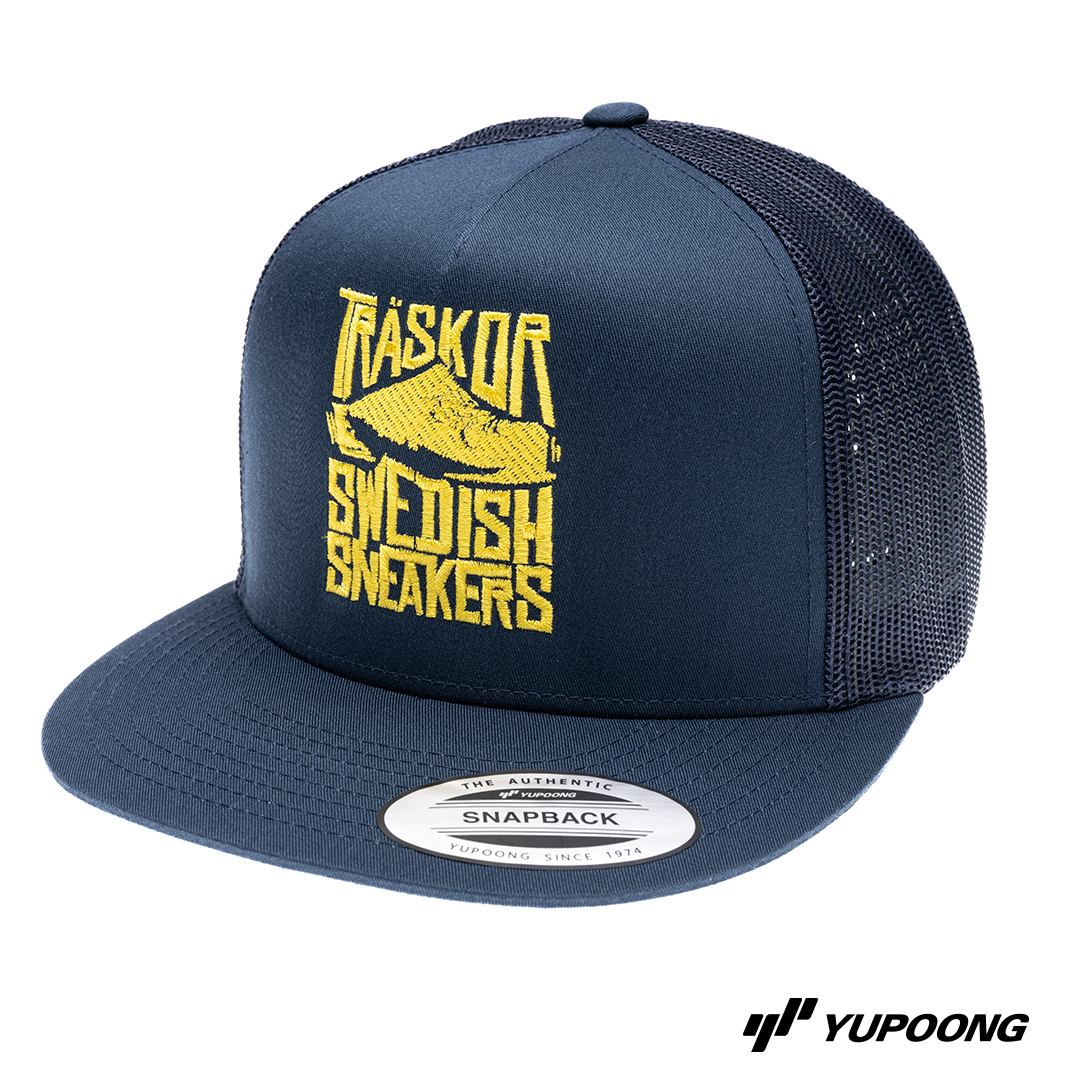 Trucker Träskor Swedish Sneakers [gul brodyr]
