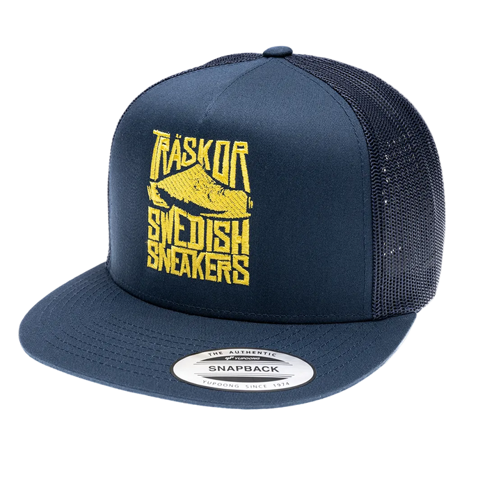 Trucker Träskor Swedish Sneakers [gul brodyr]