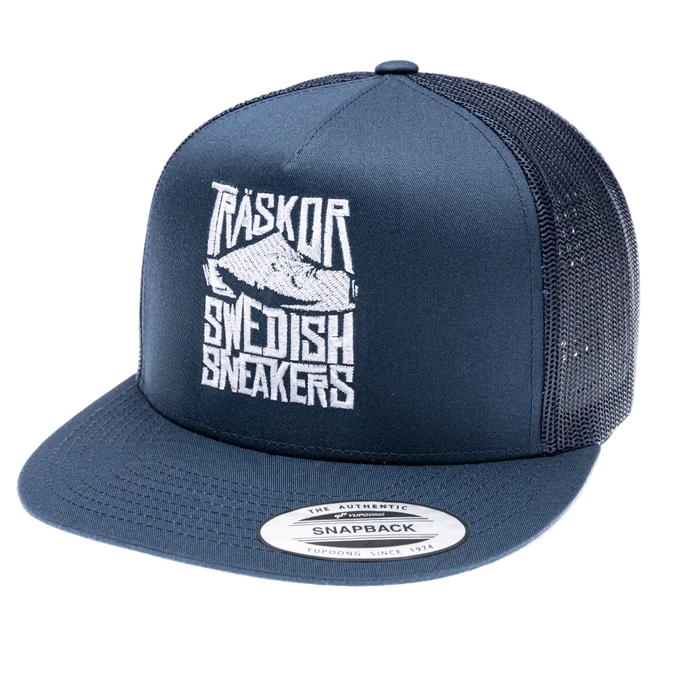 Trucker Träskor Swedish Sneakers [vit brodyr]