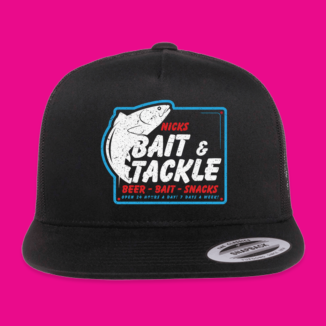 Trucker keps Nick’s Bait & Tackle
