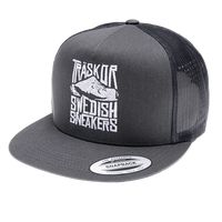 Trucker Träskor Swedish Sneakers [vit brodyr]