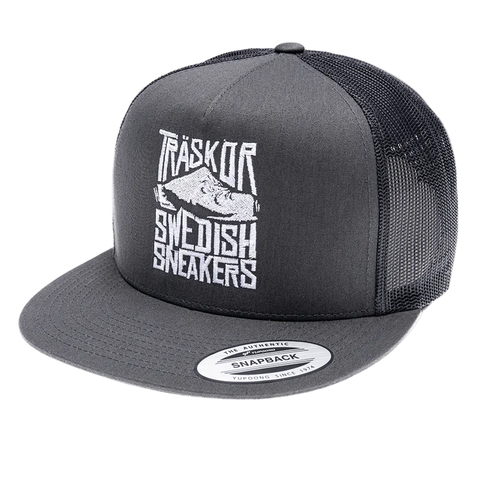 Trucker Träskor Swedish Sneakers [vit brodyr]