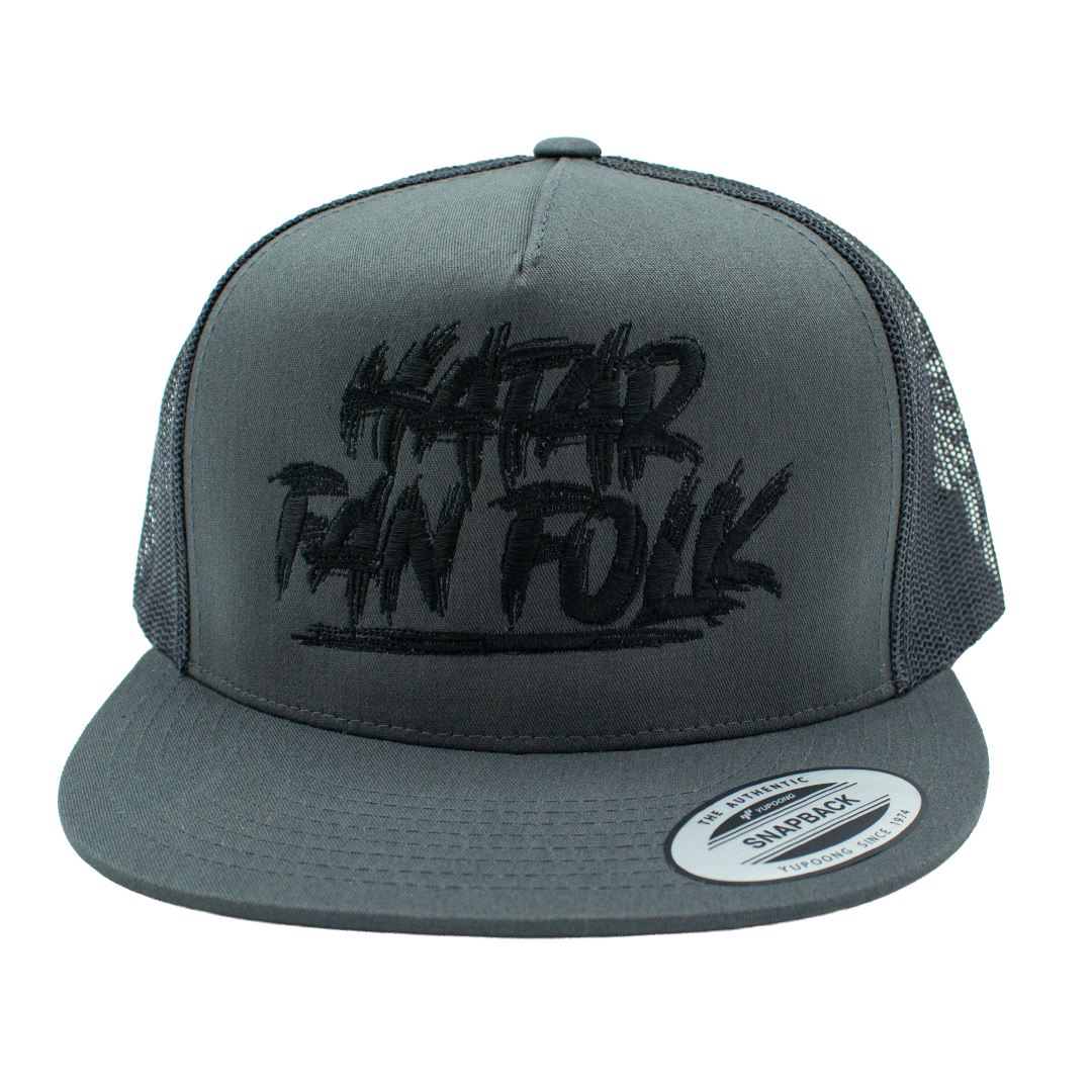 Trucker Hatar fan folk [svart brodyr]